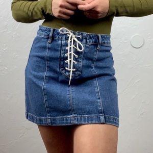 jean skirt